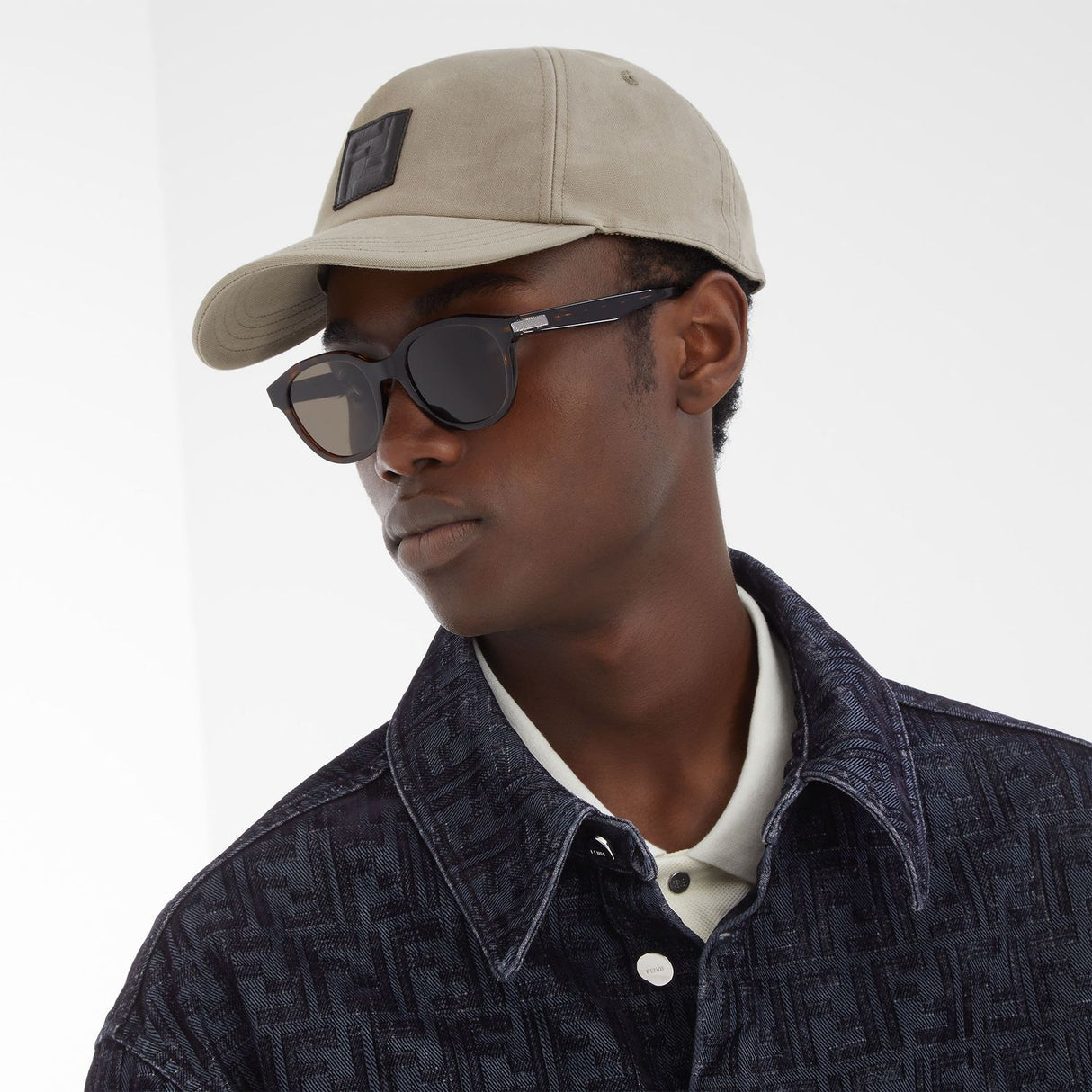 FENDI Chic Textured Men's Cap for Fall/Winter 2024