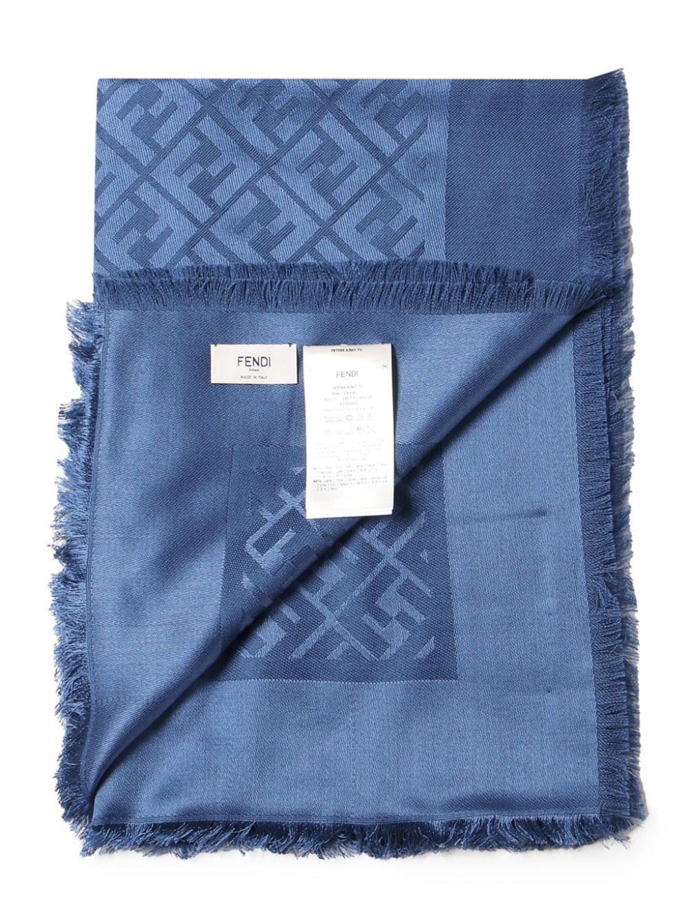 FENDI Luxurious Wool-Silk Blend Scarf