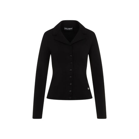 DOLCE & GABBANA Elegant Black Blazer