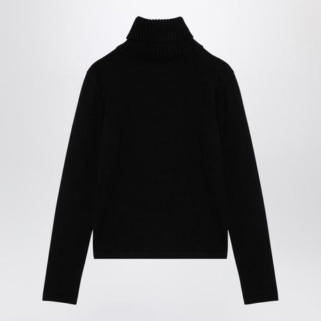 DOLCE & GABBANA  BLACK CASHMERE TURTLENECK JUMPER