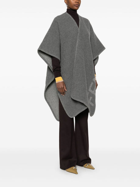 FENDI Chic Wool Cape for Women - FW24 Collection