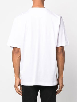 FENDI Men's White Vichy Check T-Shirt for FW22