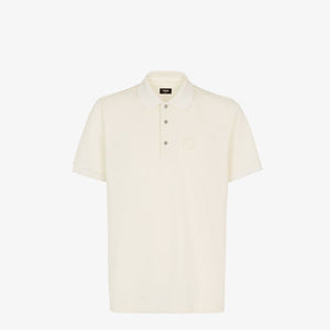 FENDI Elegant Cotton Blend Polo Shirt for Men