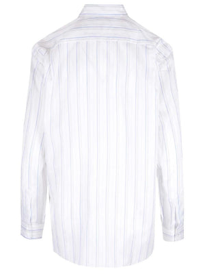 COMME DES GARÇONS SHIRT Men's Stripe Cotton Shirt - FW24 Collection