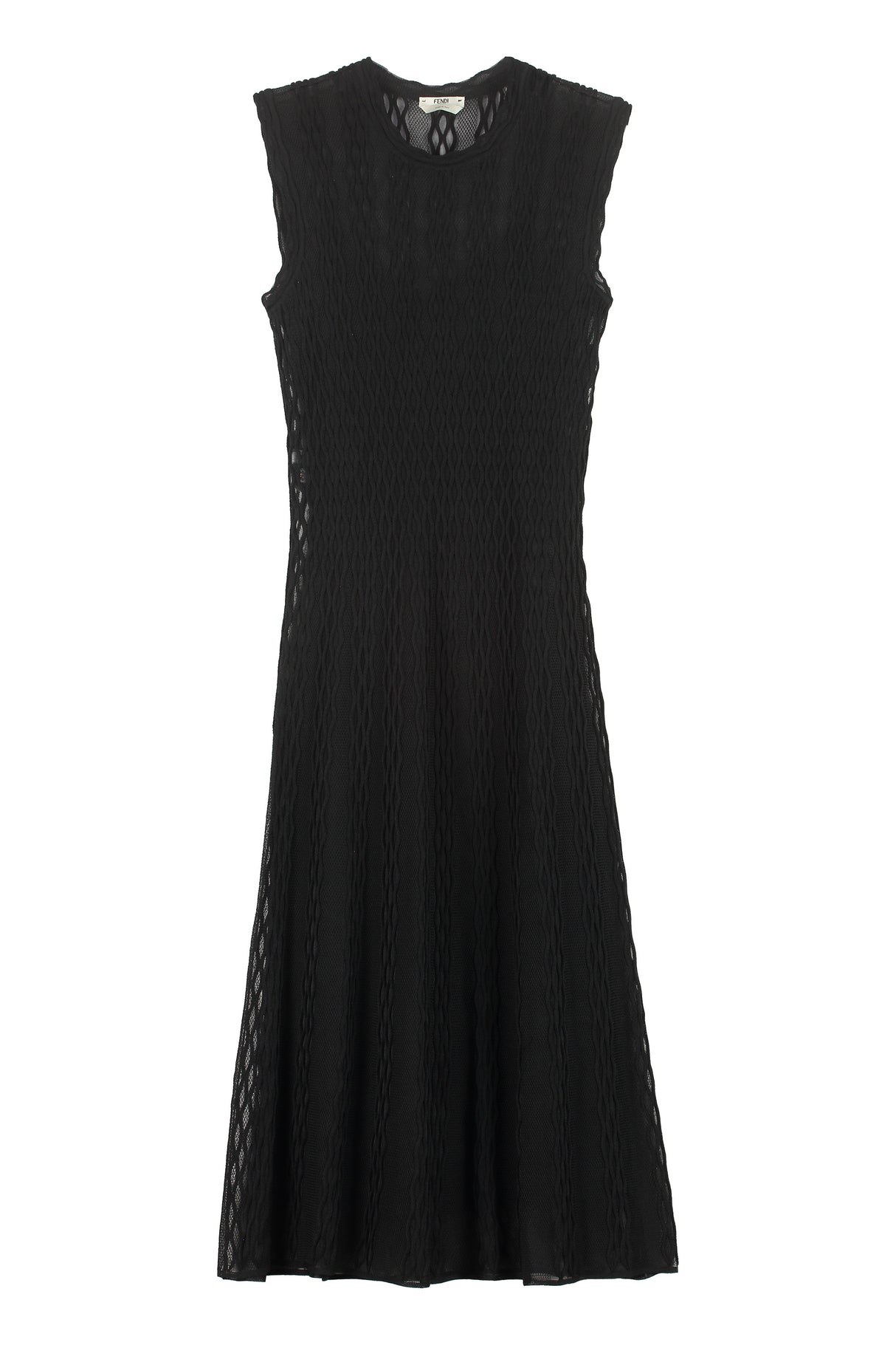 Váy Midi Đen Với Chất Liệu Lưới và Lót Tháo Rời Cho Nữ SS21