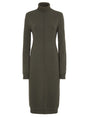 FENDI High Neck Cashmere Midi Dress