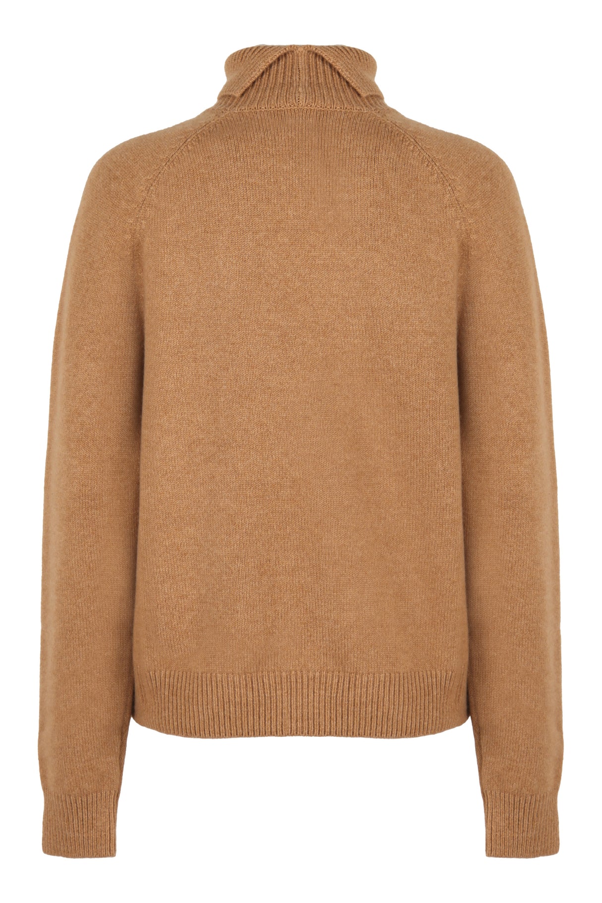 FENDI Elegant Cashmere Turtleneck with Side Slit