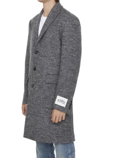 DOLCE & GABBANA Men's Raffia Single Breasted Jacket in Grey for FW24