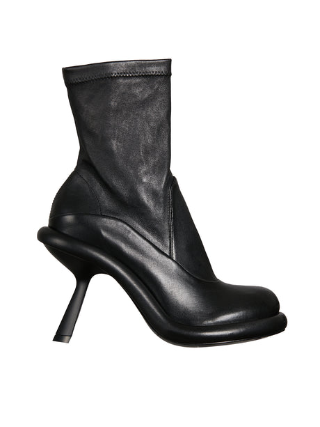 VIC MATIE' Sleek Leather Ankle Bootie