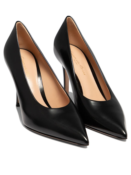 GIANVITO ROSSI Sleek & Sophisticated Black Pumps for FW24