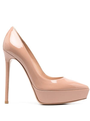 Giày búp bê nữ hoàng gia chất liệu da nhân tạo màu hồng đậm FW23 - G22299.15RIC.VERPEAH