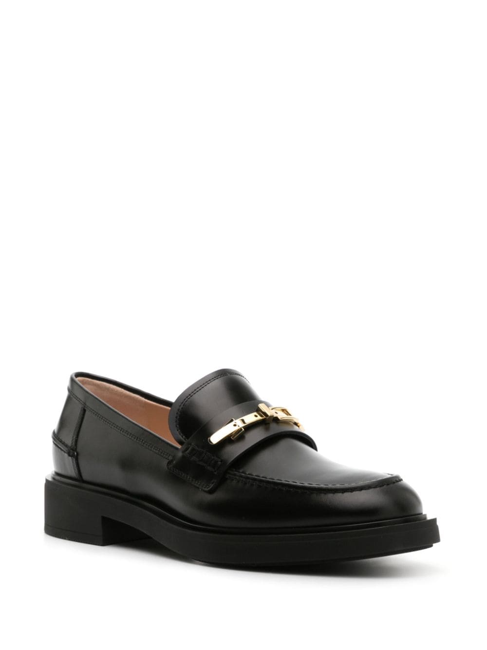 GIANVITO ROSSI Luxurious Black Leather Loafers - SS24 Collection