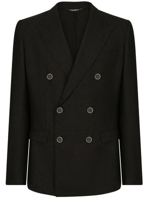 DOLCE & GABBANA Elegant Wool Formal Jacket