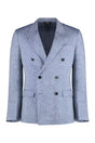 DOLCE & GABBANA Stylish Double-Breasted Linen Jacket for Men