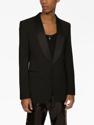 DOLCE & GABBANA Sicilia Tuxedo Jacket - Slim Fit for Perfect Tailoring