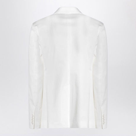 DOLCE & GABBANA Single-Breasted Cotton Jacket - SS25