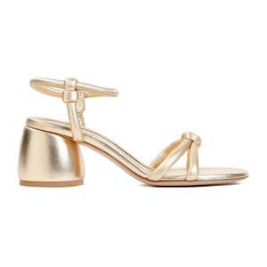 GIANVITO ROSSI Metallic Nappa Leather Sandals for Women with 6cm Heels - SS24 Collection