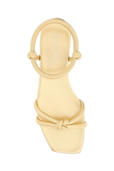 GIANVITO ROSSI Metallic Nappa Sandals for Women - SS24 Collection