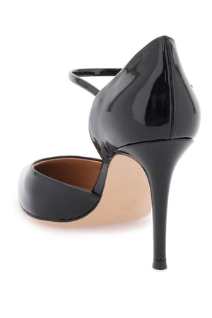 GIANVITO ROSSI Sleek and Sophisticated Black Patent Leather Pumps for Women