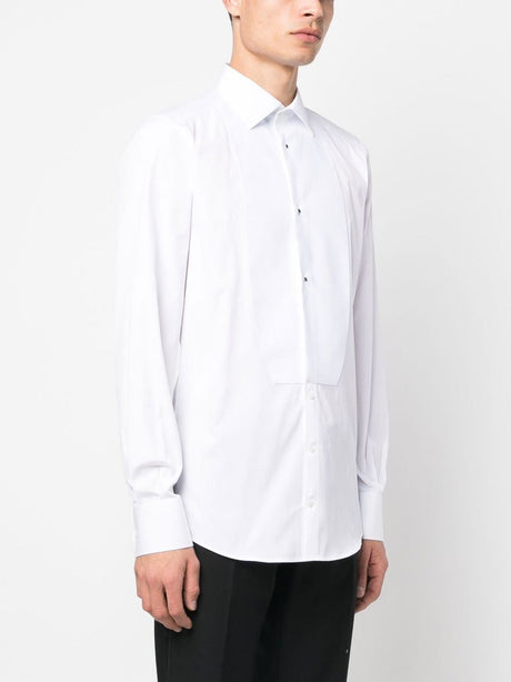 DOLCE & GABBANA Elegant White Cotton Shirt for Men