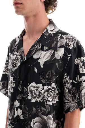 DOLCE & GABBANA Elegant Tropical Silk Floral Shirt