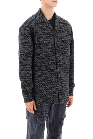 DOLCE & GABBANA Cotton Overshirt with Quilted Lining for Men