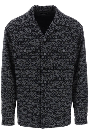 DOLCE & GABBANA Cotton Overshirt with Quilted Lining for Men