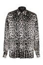 DOLCE & GABBANA Leopard Print Silk Shirt for Men - FW24 Collection