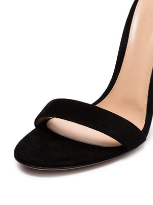 GIANVITO ROSSI Classy Black Sandals for Women in SS23