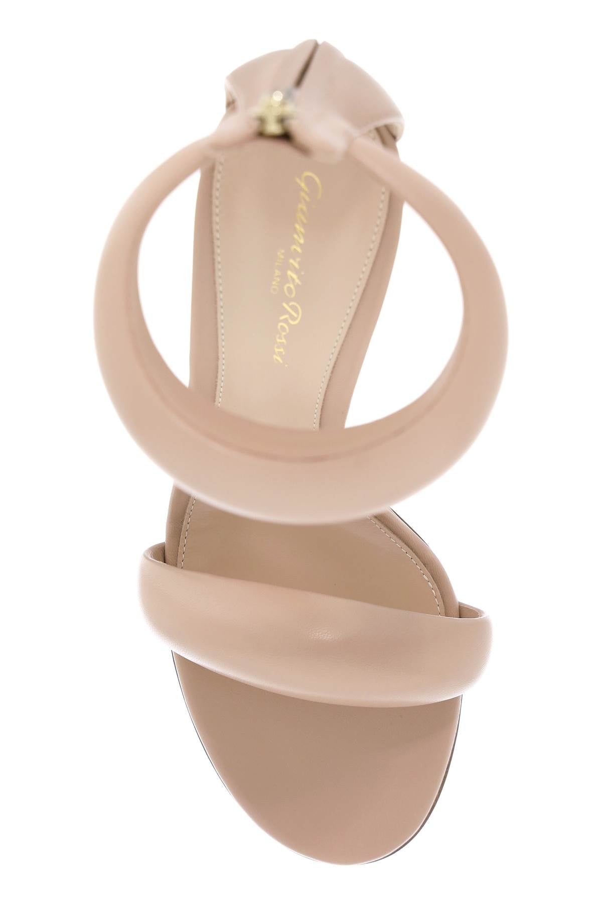 GIANVITO ROSSI Pink Leather Bijoux Sandals for Women