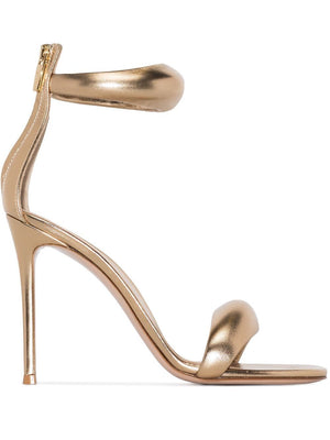 GIANVITO ROSSI Metallic Bijoux Sandals for Women