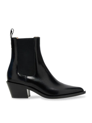 GIANVITO ROSSI Elegant Black Leather Boots