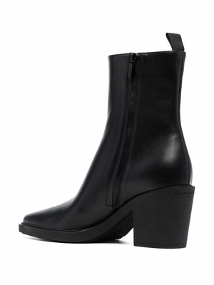 Giày Boots Đen 100% Cao Su SS23 Dành Cho Nữ Bởi Gianvito Rossi