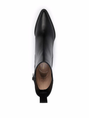 SS23 Women's Black Rubber Boots by Gianvito Rossi