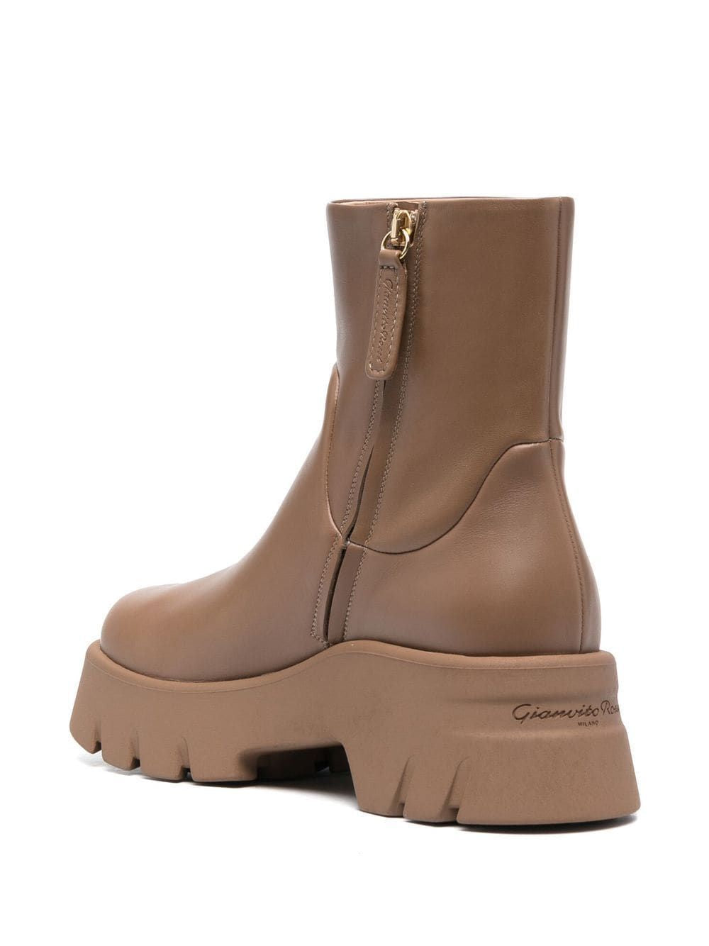 GIANVITO ROSSI Classic Camel Boots for Women