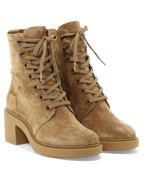 GIANVITO ROSSI Beige Ankle Boots for Women in FW22