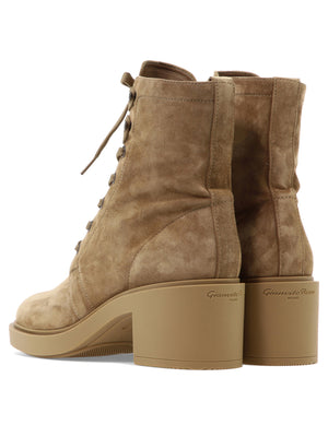 GIANVITO ROSSI Beige Ankle Boots for Women in FW22