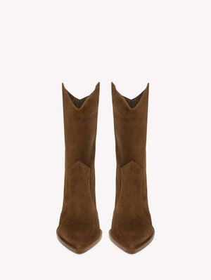 GIANVITO ROSSI Women's Texas Suede Boots for FW23