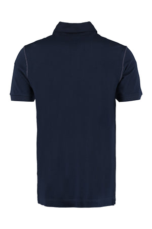 DOLCE & GABBANA Classic Blue Piqué Polo Shirt for Men