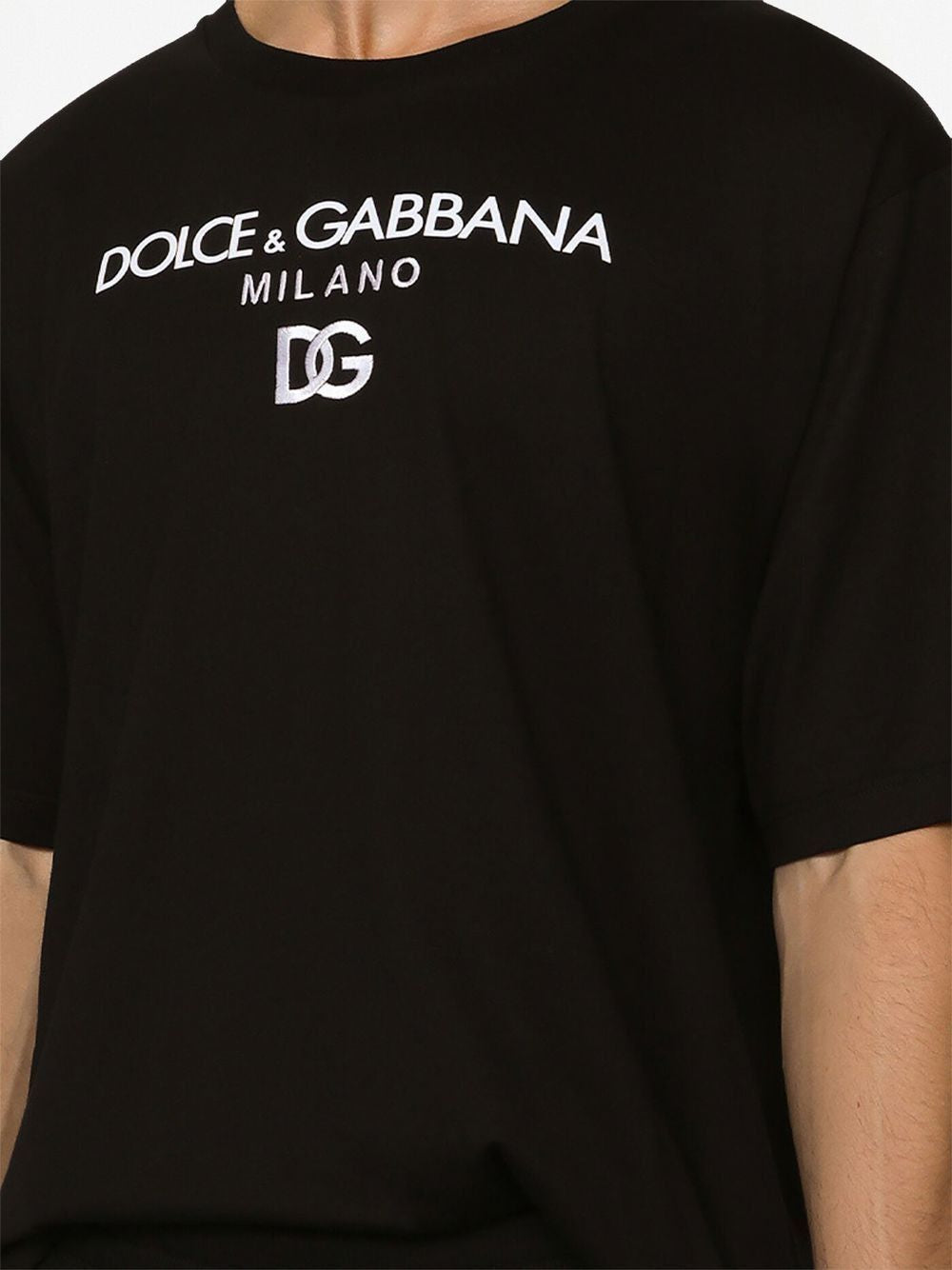 DOLCE & GABBANA Classic Black T-Shirt for Men - FW24