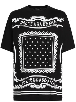 DOLCE & GABBANA Short Sleeve Cotton T-Shirt for Men