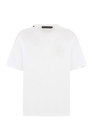 DOLCE & GABBANA Luxury Cotton Blend Crew-Neck Tee