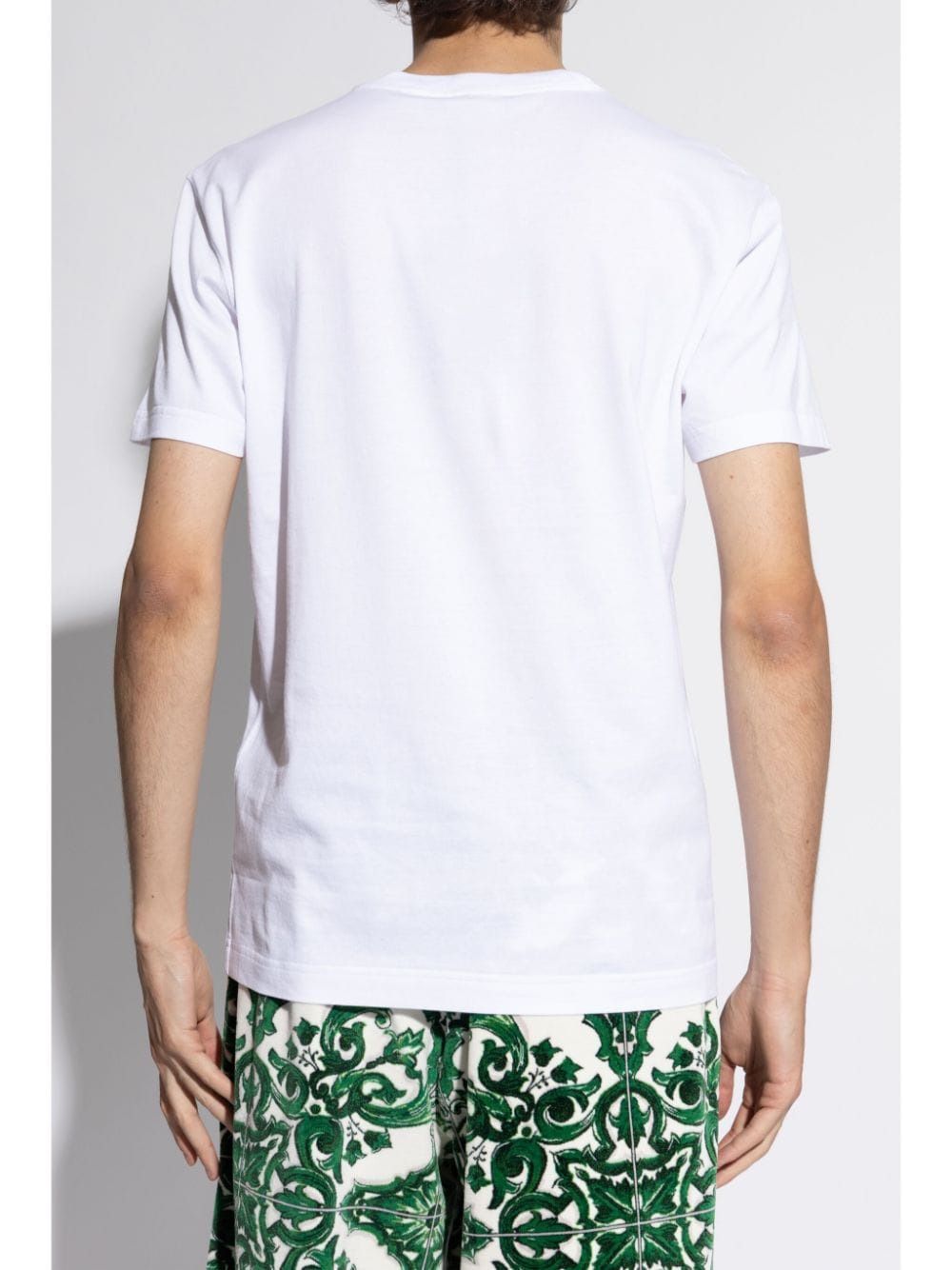 DOLCE & GABBANA Luxury White Cotton T-Shirt for Men