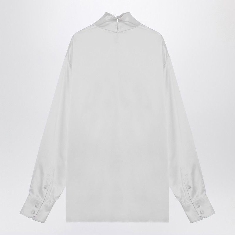 DOLCE & GABBANA Oversized Silk Turtleneck Sweater