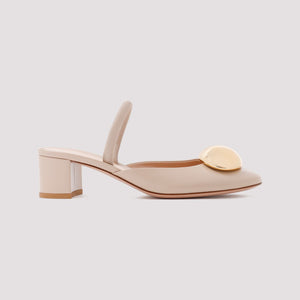 GIANVITO ROSSI Slingback Pumps in Nude Nappa Leather with 4.5cm Heel Height for Women - SS24 Collection