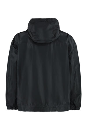 DOLCE & GABBANA Black Hooded Jacket for Men