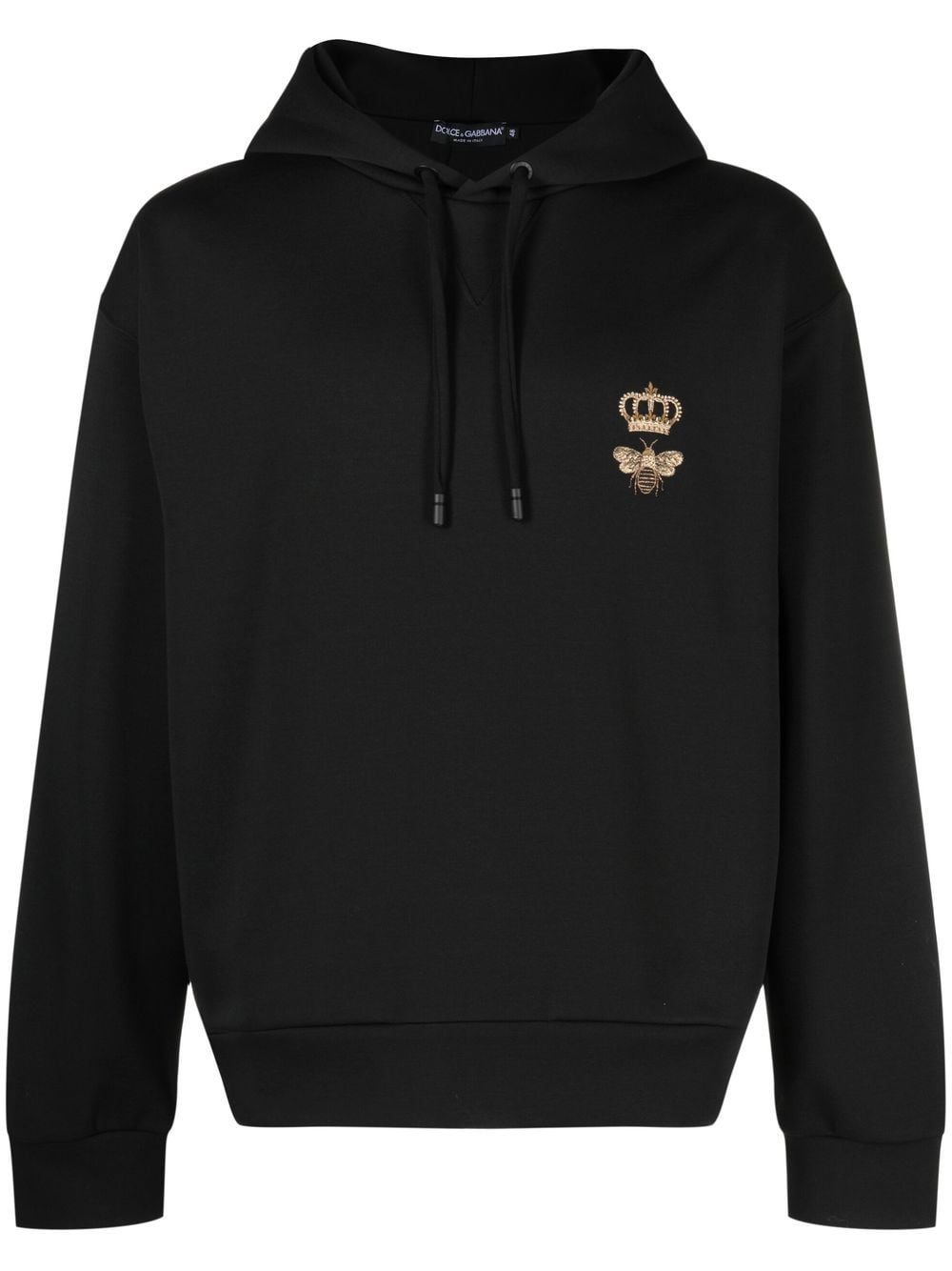 Áo Hoodie Cotton Cổ Điển Thêu Logo và Vương Miện