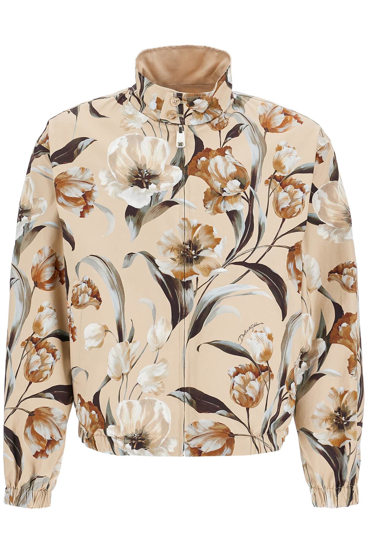 DOLCE & GABBANA Reversible Floral Harrington Jacket