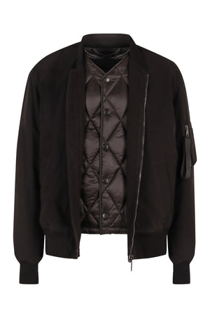 DOLCE & GABBANA Men's Bomber Jacket in Technical Fabric