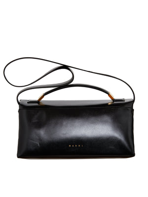 MARNI Luxurious Black Leather Handbag for Women